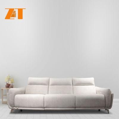 China Custom Made Factory Direct Wholesale Price Fabric Three Seat Sofa Couch (21038)