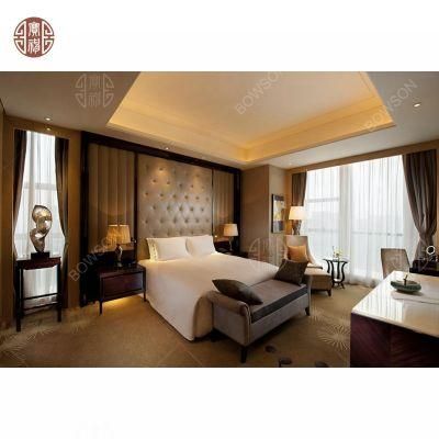 OEM&ODM Customized Wooden Hotel Bedroom Room Suite Furniture