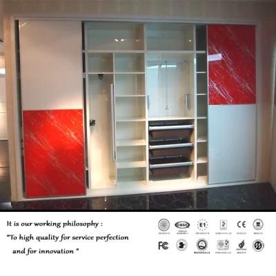 Modern New High Glossy UV Sliding Door Wardrobe (ZH0002)