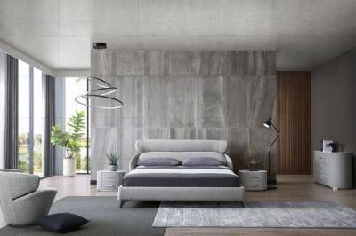 Hot Selling Metal Frame Headboard Modern Bed Design Upholstered Bedroom Furniture Customized Storage Beds Set