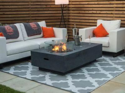 CSA Certificate Cast Concrete Patio Furniture Firepits