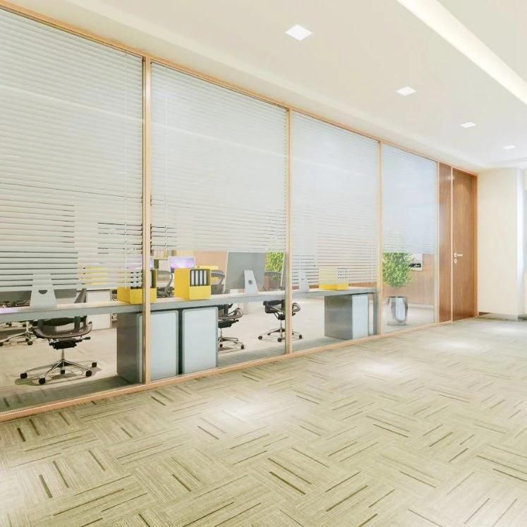 Shaneok Sturdy Louver Glass Office Partition