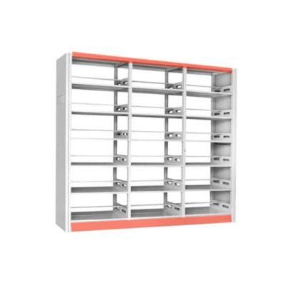 Industrial Style 3-Wide 5-Shelf Steel and Metal Bookcase