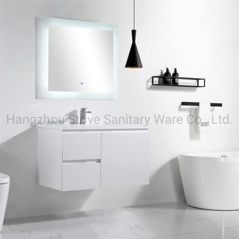 New Design Modern White Bathroom Vanity Basin Cabinet Bathroom Furniture