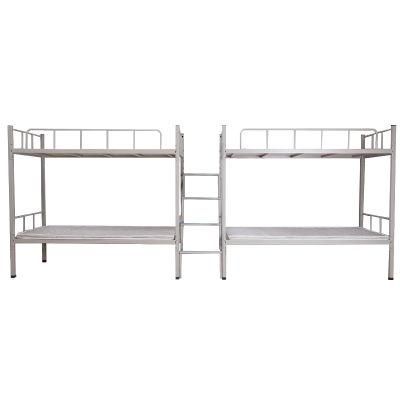 Black Steel Single Bed Steel Double Bunks Adult Metal Bunk Bed