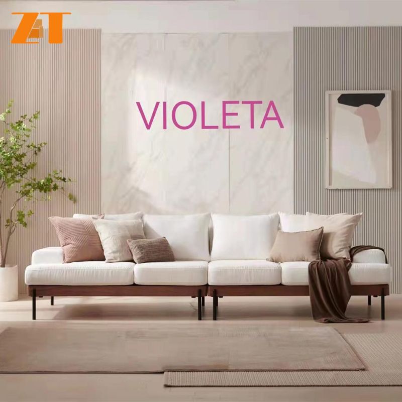 One-Stop Solution Customized Modern Design 1 2 3 Seater Fabric Upholstered PU Leather Living Room Sofas for Home