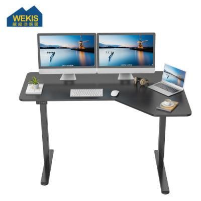 Smart Office Electric Motorized Sit-Stand Adjustable Height Lifting Desk L Shape