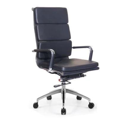 Office Chair Factory High Back Manager Chair Black Leather Executive Chair