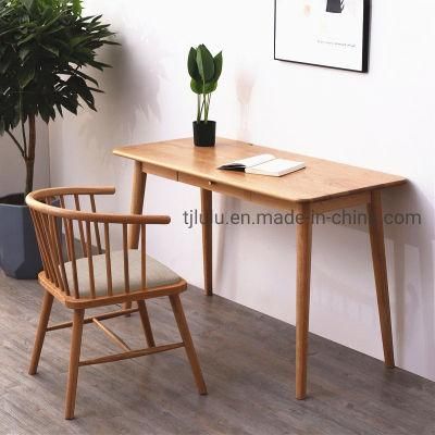 Factory Directly Nordic Simple Style Oak Wooden Home Office Sturdy Computer Table Kids Studying Desk Furniture