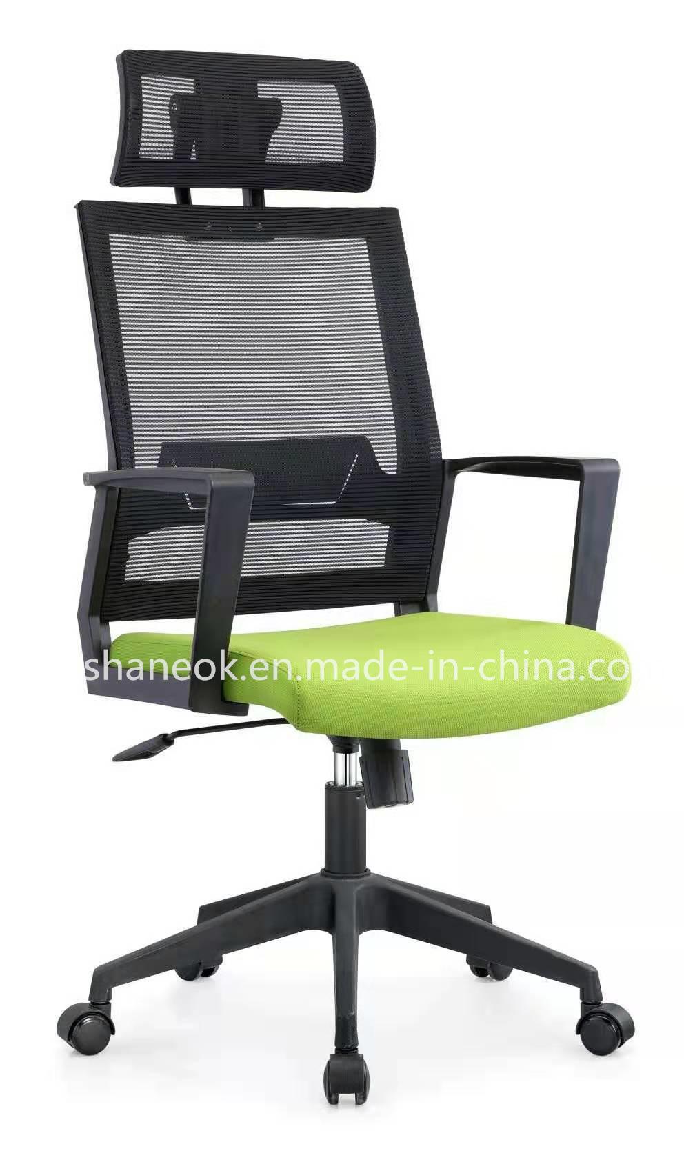 Factory Price Adjustable High Back Fabric Mesh Office Chair (6112A)