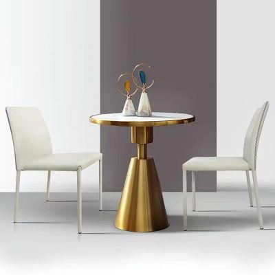 Modern Simple Side Designs Round Tea Table Living Room Leisure Office Reception Luxury Tea Table