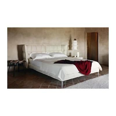 Nordic Unique Design Style Metal Leg with Fabric Bed for Hotel