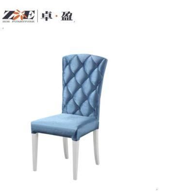Modern Home Furniture Wooden Nordic Design Luxury Fabric Chair
