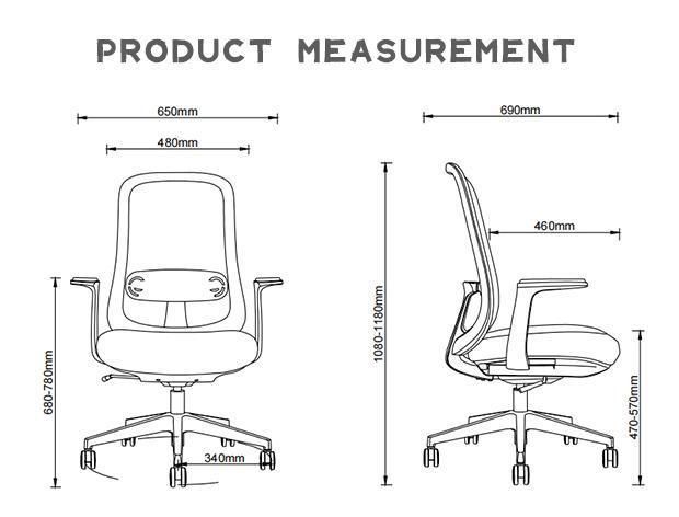 Inexpensive Modern PC Task Ergonomic Guest Visitor Mesh Office Chair Work Boss Computer Desk Furniture