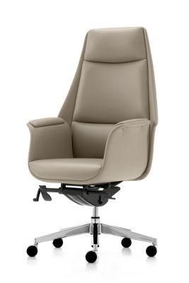 Zode PU Leather Office Executive Rolling High Back Chairs Swivel Reclining Leather Office Chair