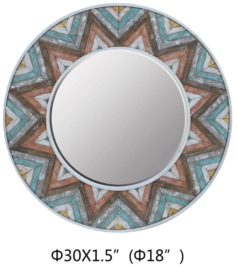 Nordic Simple Nordic Wall Art Mirror Home Furniture (LH-170818)