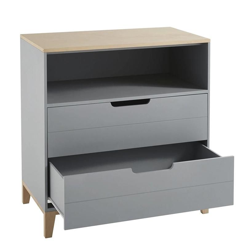 Best Selling Modern Design Kids 2-Drawer Chest Kids Furniture Cabinet