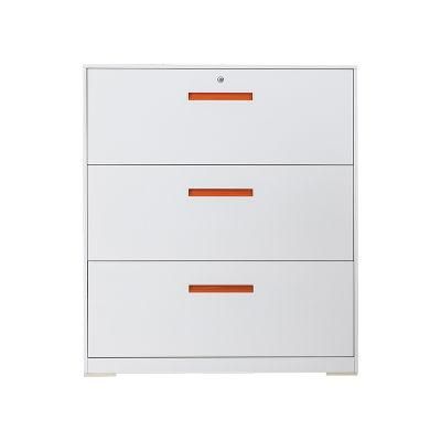 Lateral Filing Cabinet Metal 4 Lockable Drawer Lateral File Storage Cabinet for Office