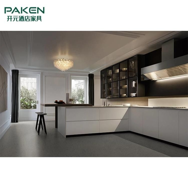 Customize Modern Style Kitchen Cabinet Furniture for Luxury Apartmen Villa