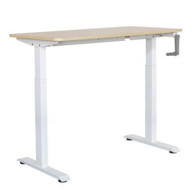 Manual Furniture Hand Crank Height Adjustable Office Standing Table