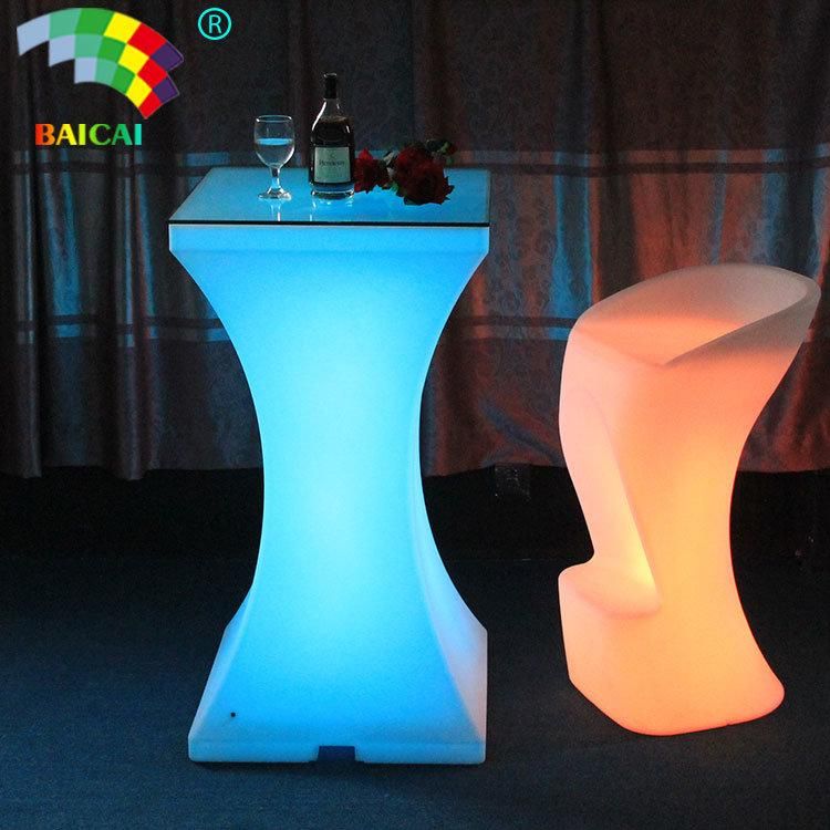 Fast Delivery Rechargeable Plastic Used Bar Tables