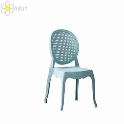 Wholesale Cheap Price Outdoor Customized Furniture Modern Simple Stackable PP Colorful Plastic Garden Dining Chairs