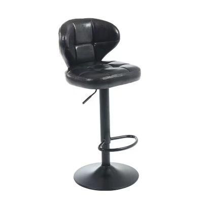 Leather Upholstered Adjustable Bar Stool Kitchen High Bar Chair Furniture