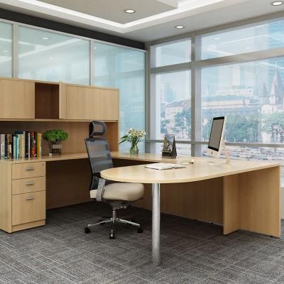 Modern Office Desk Melamine Wooden Large Elegant CEO Executive Furniture