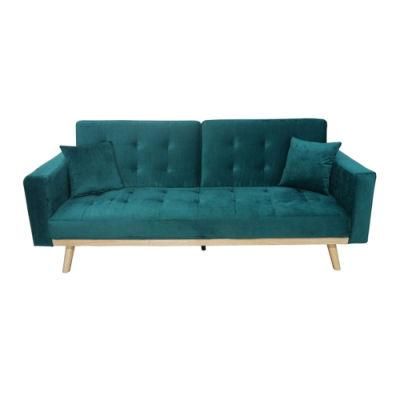 Design Italian Furniture Green Velvet Sofa Beds Living Room Furniture