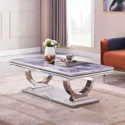 Modern Design Furniture Living Room Metal Rectangular Coffee Table