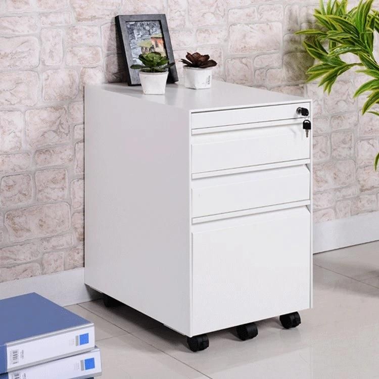 Modern Office Equipment Assembled Under Desk Filing Cabinet