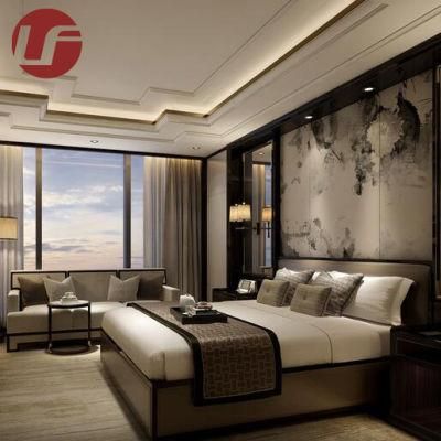 2019 Classical Chinese Wooden Hotel Bedroom Furniture