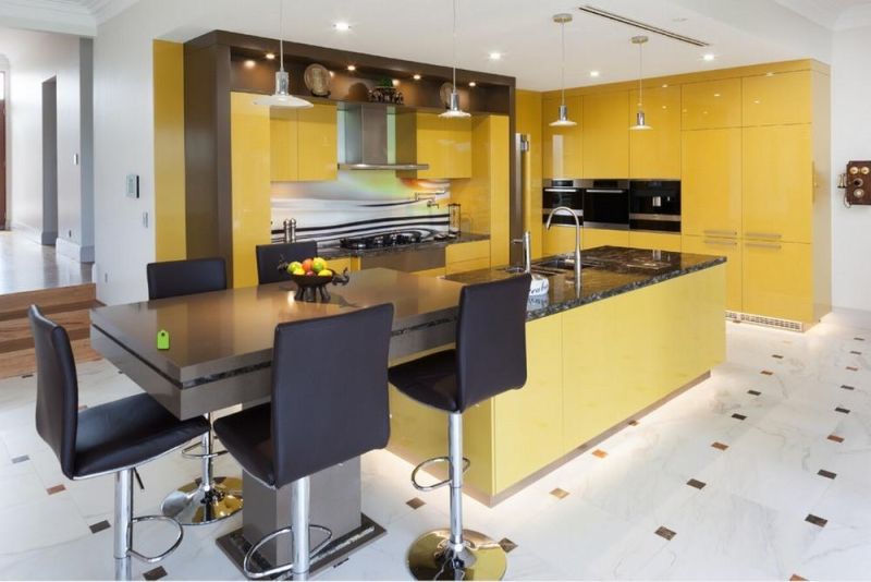 Kitchen Cabinets Made in China High modern Glossy Kitchen Cabinet