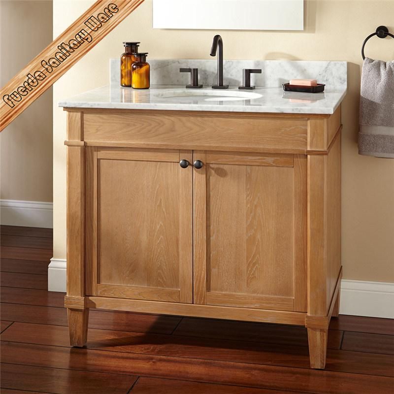 Wood Color Granite Top furniture for Bathroom