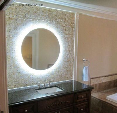 Hot Sales 24X24 Inch Round LED Backlit Light Illuminated Bathroom Mirror