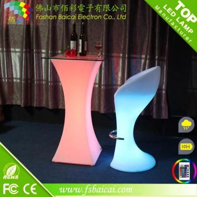 Event Acrylic LED Bar Cocktail Table