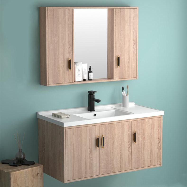 Light Luxury Bathroom Cabinet Combination Rock Board Bathroom Vanity Basin