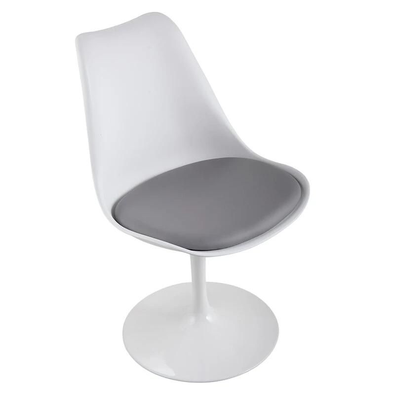 Coffee Restaurant Adjustable Height Steel Modern Leather PU Chair