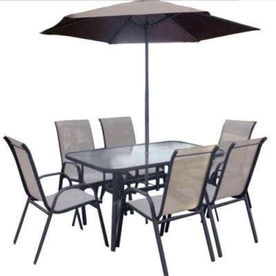 Outdoor Modern Metal Folding Foldable Garden Chairs and Table