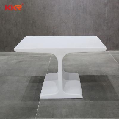 Solid Surface Table Artificial Marble Bar Tables Small Low Corner Table for Bathroom