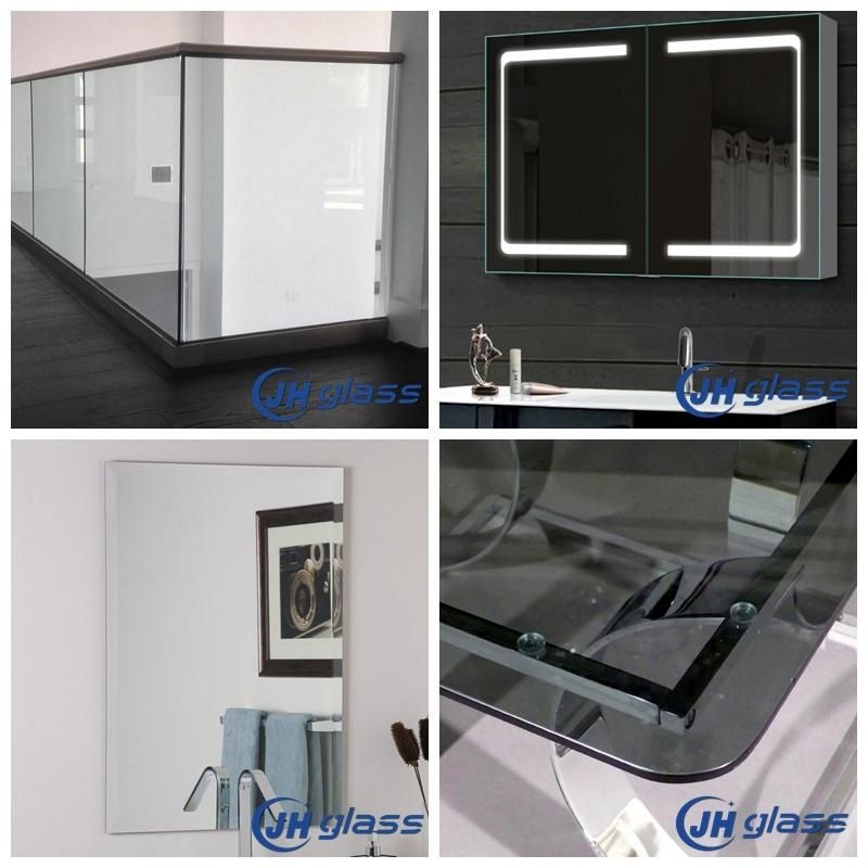 Wall Mounted Rectangle Bath Mirror Metal Aluminum Alloy PS Framed Floor Mirror Dressing Mirror