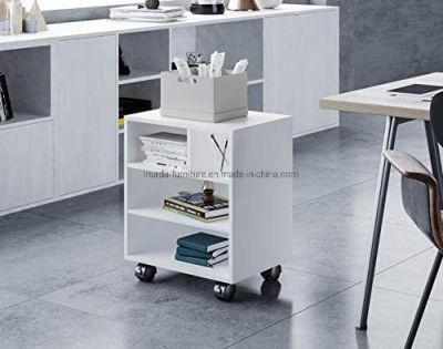 Modern Office Furniture with Wheels Removable Magazine File Printer Stand