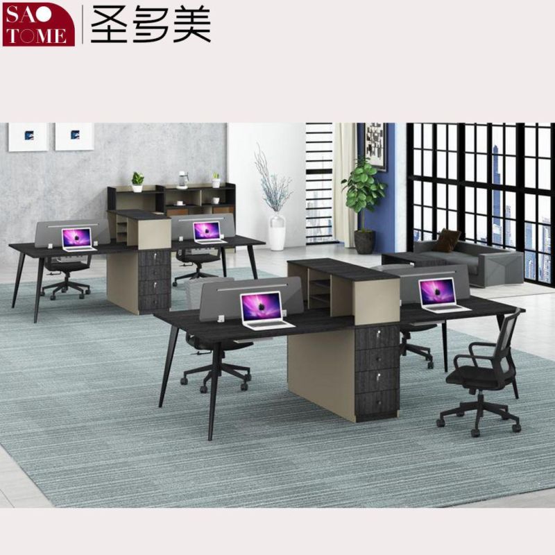 Modern Luxury Foshan Office Wooden Table Ordinary Desk Office Furniture Single Seat