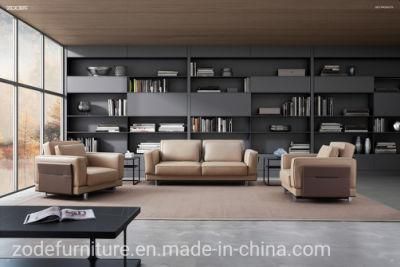 Zode High Back Comfortable PU L Shape Living Room Lounge Sofa Sets Italian Modern Leather Sofa