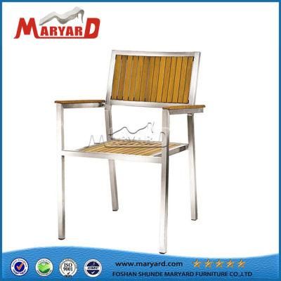 Outdoor Modern Rustic Wood Teak Wooden Wedding Dining Chair