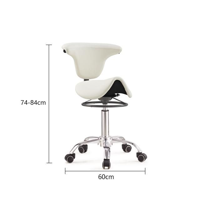 Modern Dentist′s Swivel Chair Hospital Facial Stool Medical Standing Doctors Nurse Stool Chair Beauty