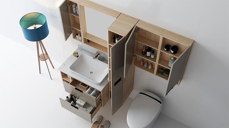European Style Italian Basin Cabinet Solid Wood Bathroom Vanity Top