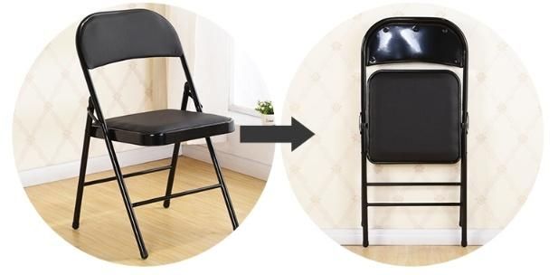Wholesale Cheap PU Metal Folding Chairs