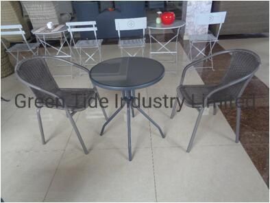 Modern Outdoor Tables and Chairs Suit Aluminum Rattan Outdoor Furniture
