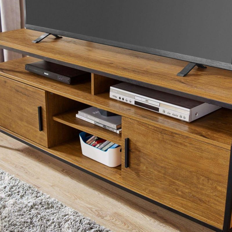 Wide Entertainment TV Media Stand by Furniture Designs